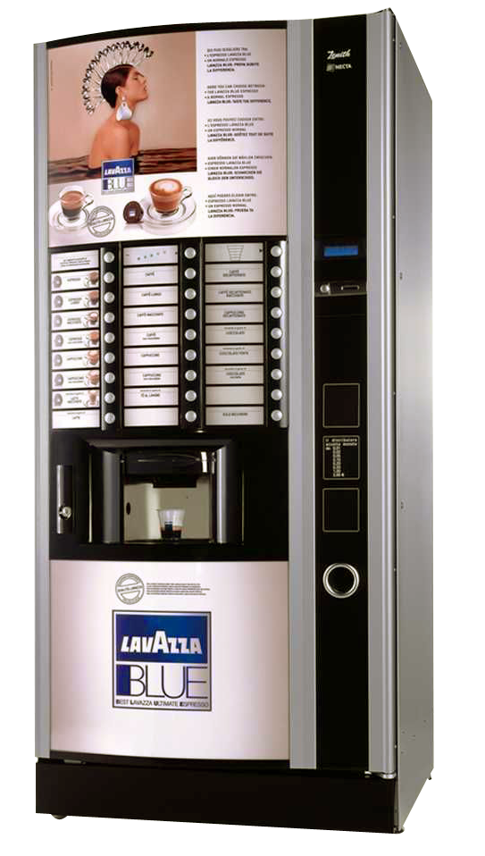 Automat vendingowy Lavazza Blue – trzy rodzaje kawy w jednym automacie
